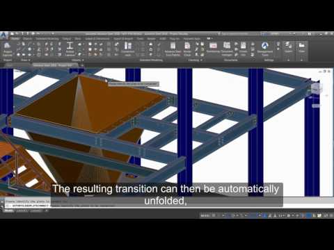 Getting Started with Advance Steel: Part 19 - Creating rectangle to circle transition