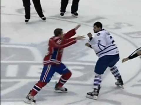 Kyle Hagel vs Mark Fraser