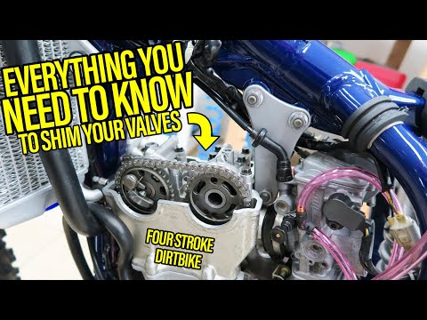 How to Adjust Valve Clearance with Shims on Yamaha YZ250F