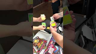 First time vending was unforgettable 🔥 Ripping packs and seeing smiles made it all worth it ❤️📦