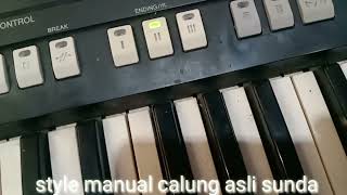 Download lagu Sample style manual Rampak CALUNG SUNDA lungdor YAMAHA mp3