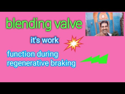 blending valve. working of blending valve in 3 phase locomotive
