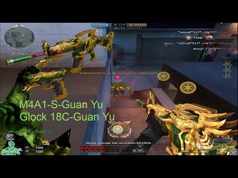 [CF NA 2.0] M4A1-S-Guan Yu Glock 18C-Guan Yu - Hero Mode X