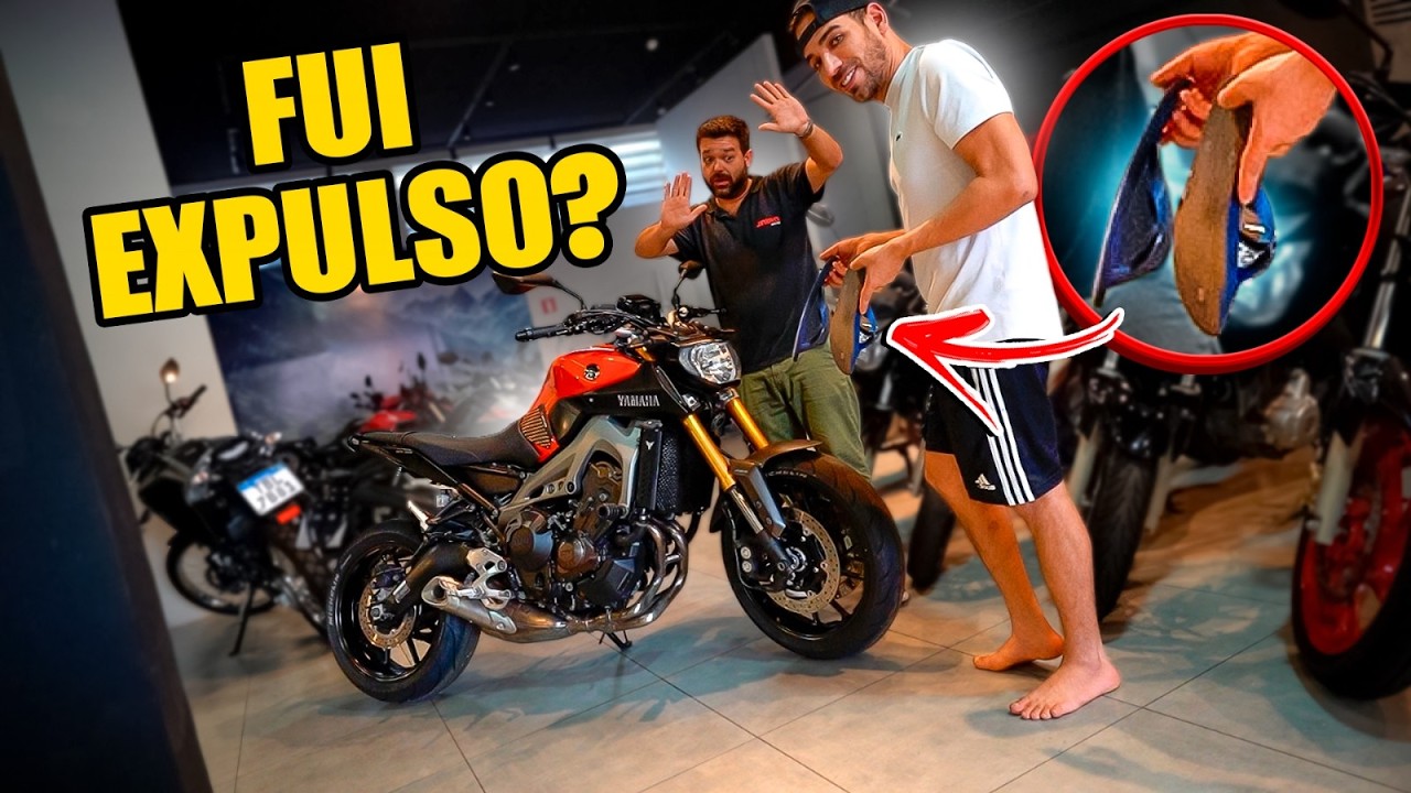 FUI NA LOJA DE CHINELO ESCOLHER UMA MOTO NOVA
