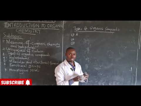 INTRODUCTION TO ORGANIC CHEMISTRY(A'LEVEL)