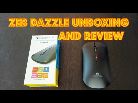 Zebronics zeb dazzle wireless mouse