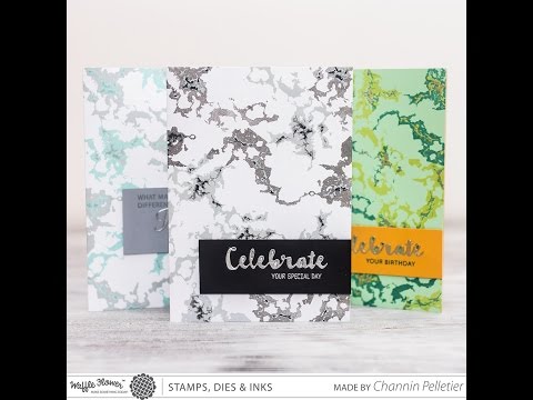 DEMO - Layering Marble Stamp Set