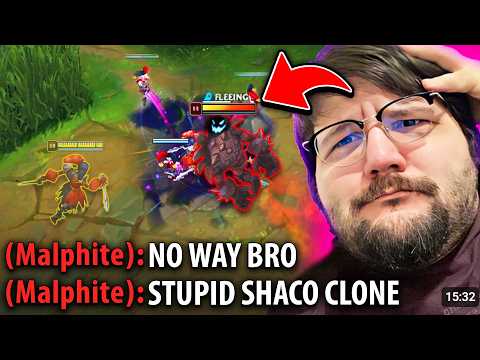 THIS AP MALPHITE PLAYER LEARNS ABOUT SHACO ULT!