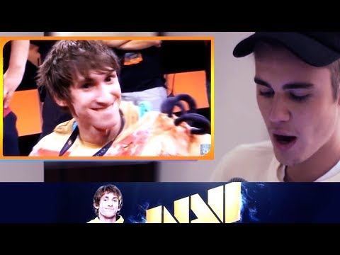 Justin Bieber Reacts To NaVi Dendi Dota 2