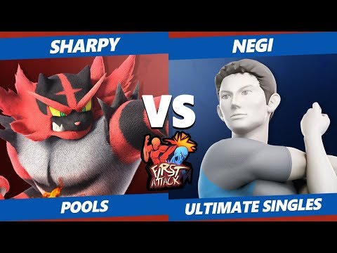 First Attack 2019 SSBU - Sharpy (Incineroar) Vs. IFF | Negi (WFT) Smash Ultimate Tournament Pools