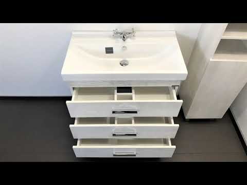 Обзор мебели для ванной комнаты Комфорти Никосия 80Н Обзор мебели для ванной комнаты Комфорти Никосия 80Н