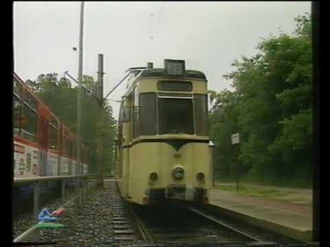 Neue Tram für Strausberg (12.06.95)