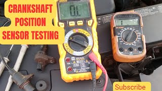 How to test crankshaft position sensor with multimeter/Easy reading