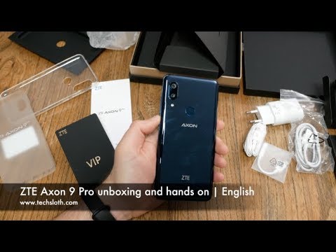 ZTE Axon 9 Pro unboxing and hands on | English