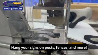 Watch Us Install Grommets on Signs