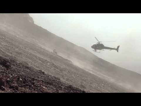 Daring Helicopter Rescue on Mount Doom (Ngauruhoe) - 4K