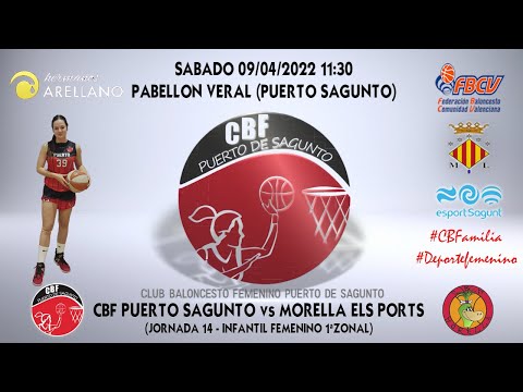 Videohighlights Infantil A Hermanos Arellano CBF Puerto Sagunto - Morella Els Ports (J14 LIGA 21-22)