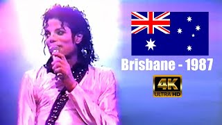 Michael Jackson | Human Nature - Live in Brisbane, 1987 (4K Remaster)