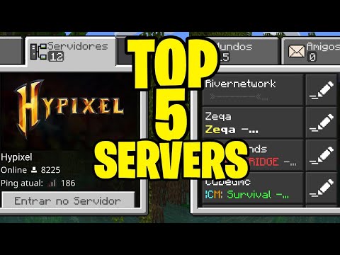 MIT Play - TOP 5 BEST SERVERS FOR MINECRAFT PE 1.20!!