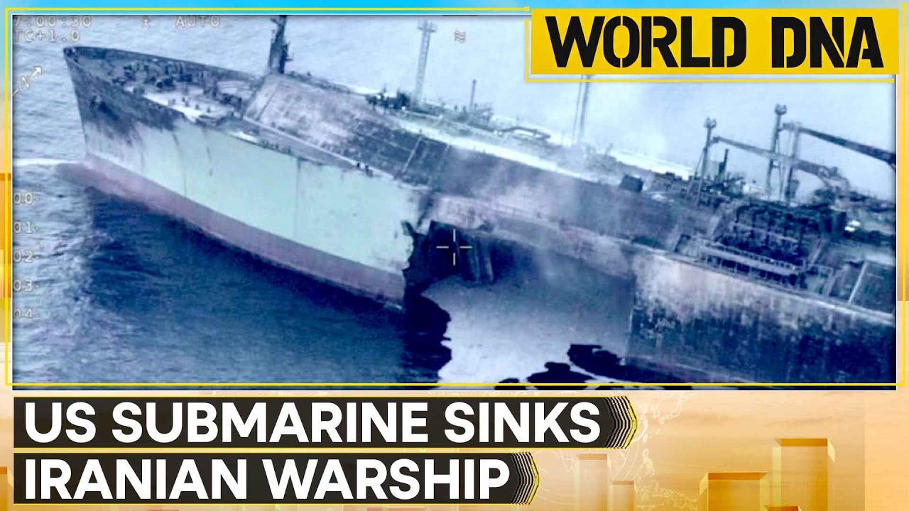 US‑Iran War: US Submarine Sinks Iranian Warship Near Sri Lanka | WORLD DNA