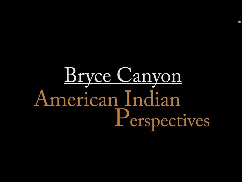 Bryce Canyon: American Indian Perspectives