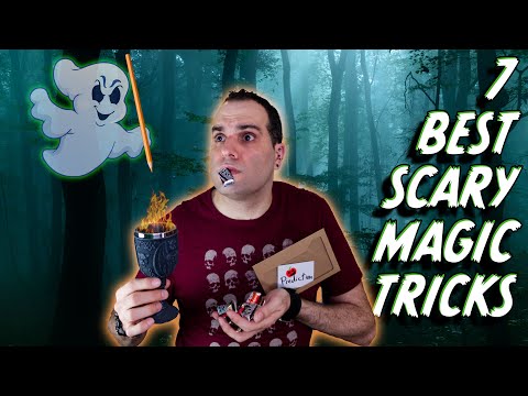 MENTALIST REVEALS Seven BEST Scary Magic Tricks Ever! Learn Amazing but Easy Halloween Magic.
