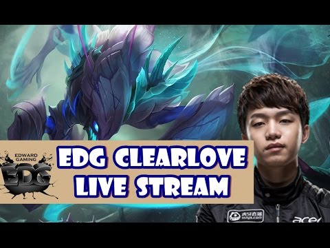 [ June 30,2016 ]  EDG Clearlove ft deft,bang,duke,scout - Khazix jungle - s6 live stream