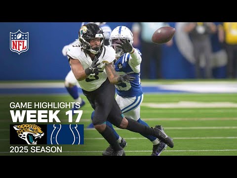 Jacksonville Jaguars vs. Indianapolis Colts Game Highlights | NFL 2025 Season Week 17
