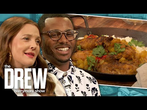 Chef Kwame Onwuachi Shows Drew How to Make an Incredible Curry Chicken Recipe | Drew's Cookbook Club