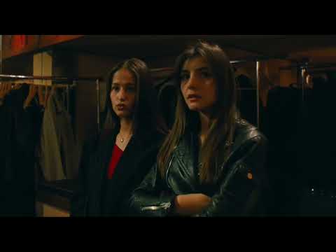 Marie Gillain in leather pants & Clotilde Courau in leather jacket