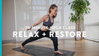 Rejuvenating Yoga Class (Relax/Restore) | 38 min
