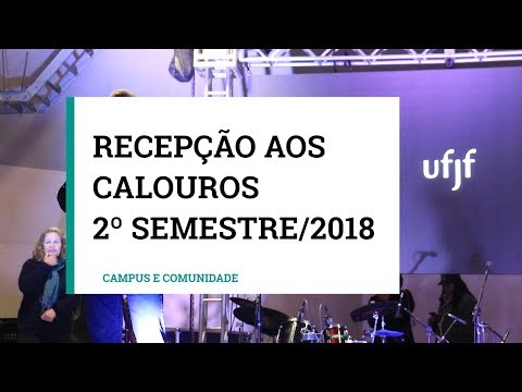 Recepção aos calouros | 2º semestre 2018