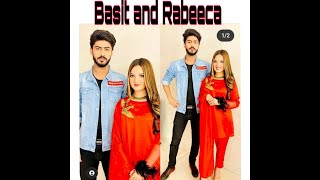 Basit and Rabeeca Tiktok videos #rabeecakhan #basi