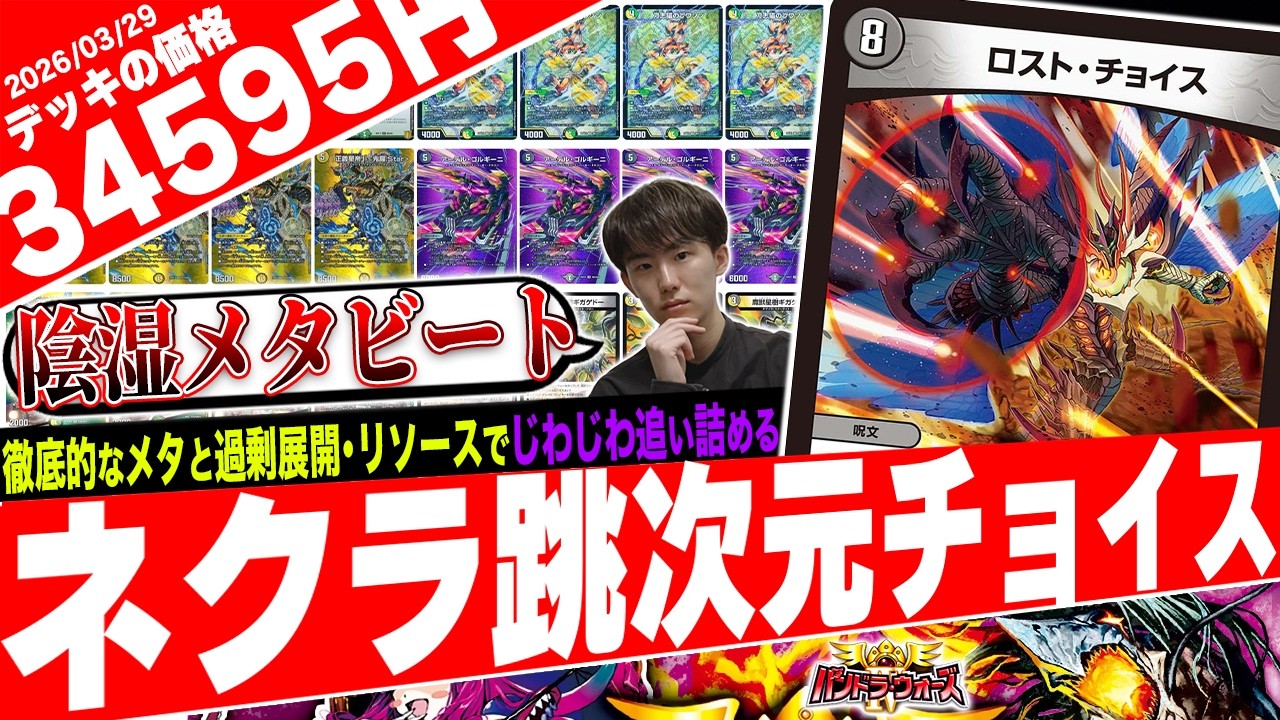 盾のリソースを全て動きに変換‼️一撃必殺の《ロスト・チョイス》でシールドを全て破壊する『ネクラ跳次元チョイス』の動きがヤバ過ぎたので紹介【フェアリーch】