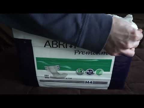 Abri-Form Premium M4 Adult Diaper Unboxing / Capacity Test