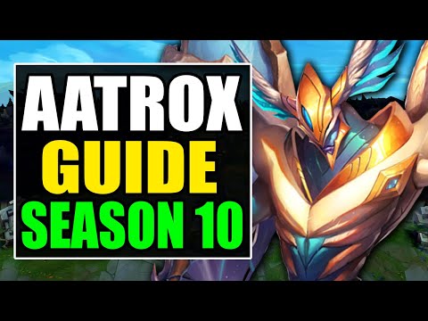HOW TO PLAY AATROX TOP SEASON 10 - (Best Build, Runes, Gameplay) - Aatrox Guide & Analysis
