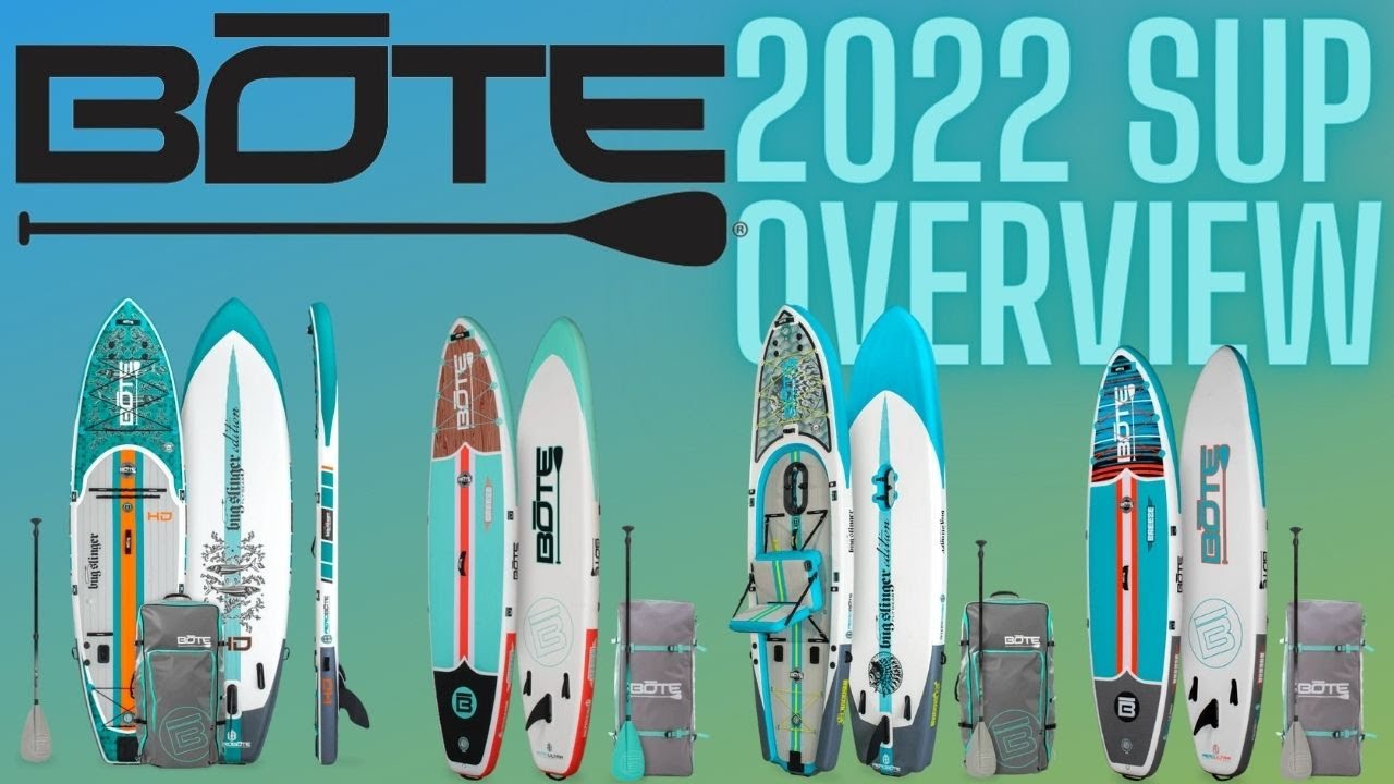 Bote Boards Inflatable Standup Paddleboard 2022 Overview - HD, Breeze, & Rackham SUP