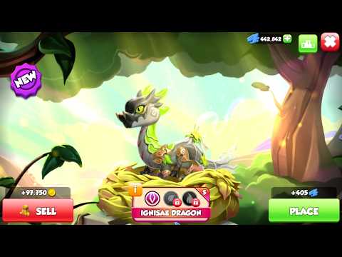Hatched Ignisae ancient dragon-Dragon Mania legends | Luxor ancient event | DML