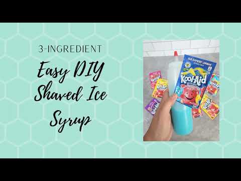 Easy DIY Shaved Ice Syrup Recipe - My Pinterventures