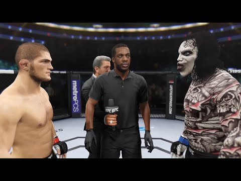Khabib Nurmagomedov vs. Night Mare - EA Sports UFC 2 - Crazy UFC