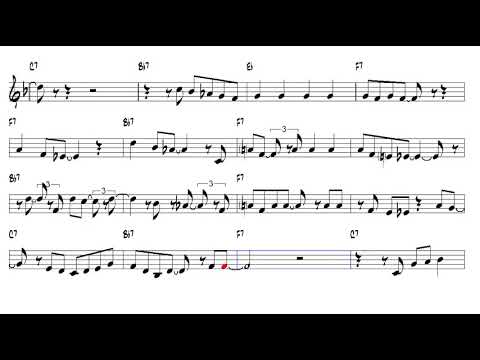 Bessie's Blues John Coltrane 1977 Tenor Sax