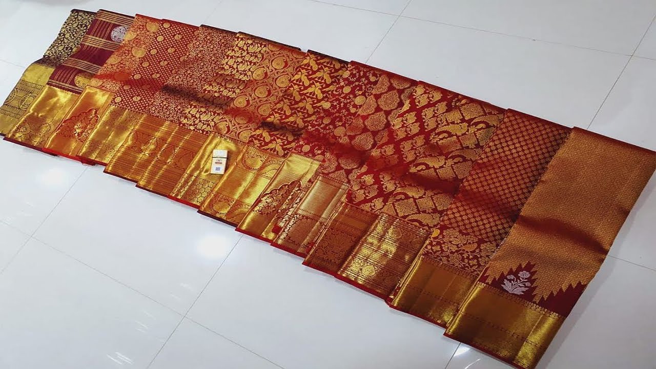 kanchipuram pure silk sarees maroon lovers bridal collection #pattusarees #pattumaroonsarees