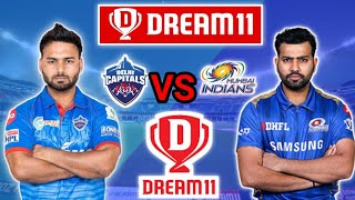DC VS MI dream11 team | Dream 11 me team kaise banaye | Dream 11 team prediction | MI VS DC