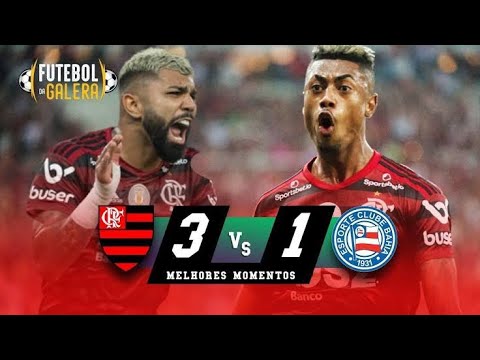 Flamengo 3 x 1 Bahia Campeonato Brasileiro 2019 (JOGO COMPLETO)