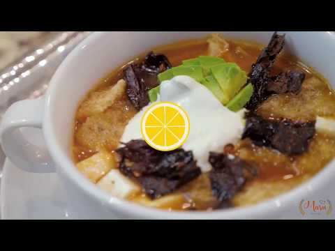 Sopa de Tortilla Tradicional Mexicana