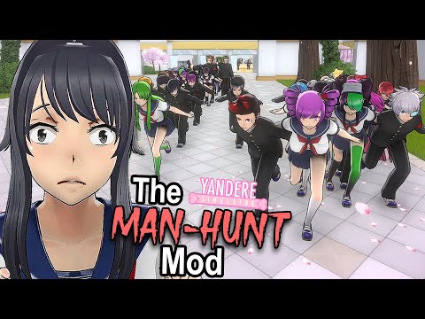 WE ARE HUNTED BY THE WHOLE SCHOOL - Yandere Simulator Amazing Mod