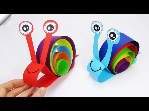 Valentine s day easy crafts Snails lovers Easy paper crafts