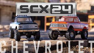 Axial SCX24 Chevrolet C10 1971 1:24 4WD RTR černý