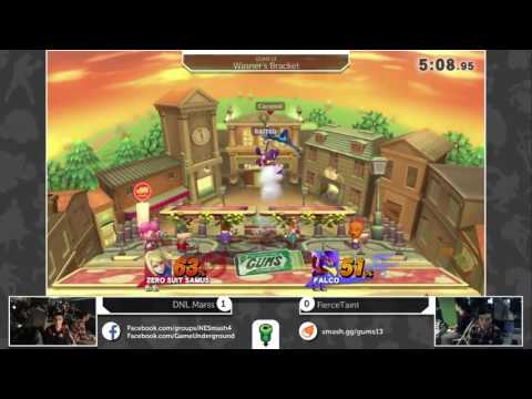GUMS 13 Singles (Winner's Bracket) - DNL Marss (ZSS) vs FierceTaint (Ness/Falco)