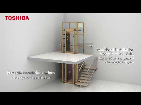Giới thiệu mẫu thang máy gia đình Toshiba SPACEL-H